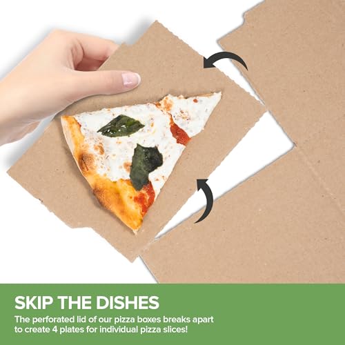 Eco-Friendly 12" Pizza Box with Plates, Storage Container