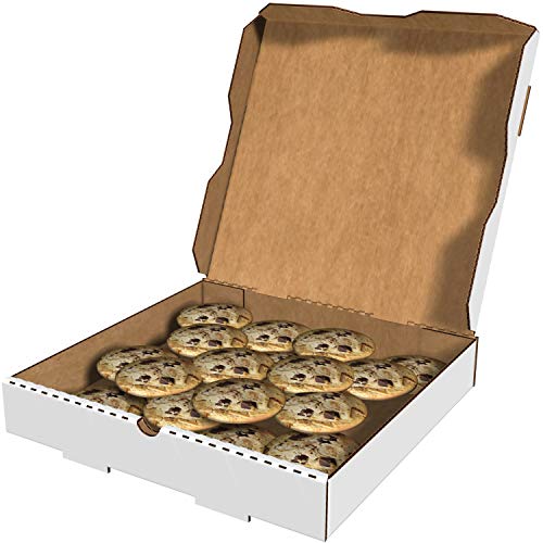 50 Pack White Cardboard Pizza Box Takeout Containers