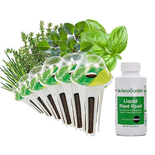 AeroGarden Pizza Herb Seed Pod Kit, 6-Pack