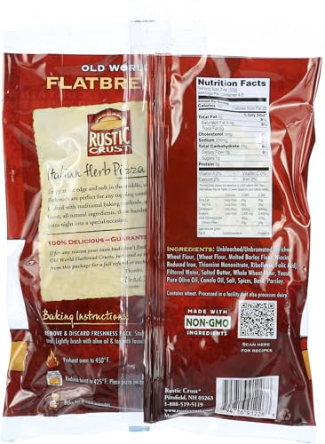 Italian Herb Pizza Crust by RUSTIC CRUST, 9 OZ