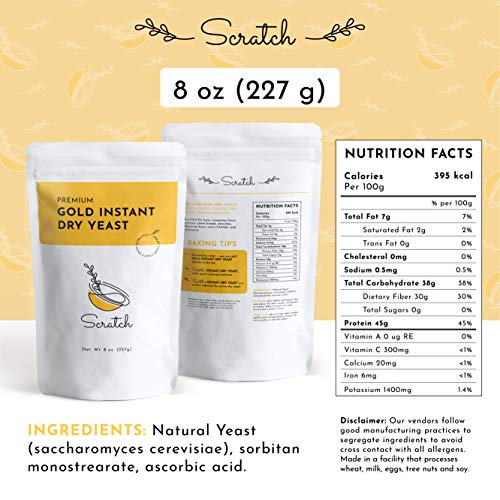 Gold Yeast for Rapid Rise Pizza Dough in 8oz