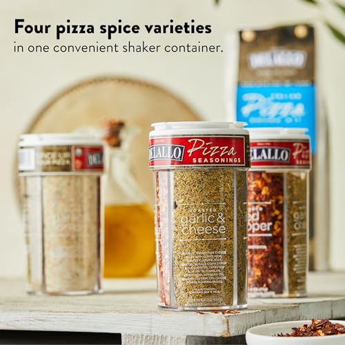 DeLallo 4 Spice Pizza Seasoning Shaker, 3.2 oz