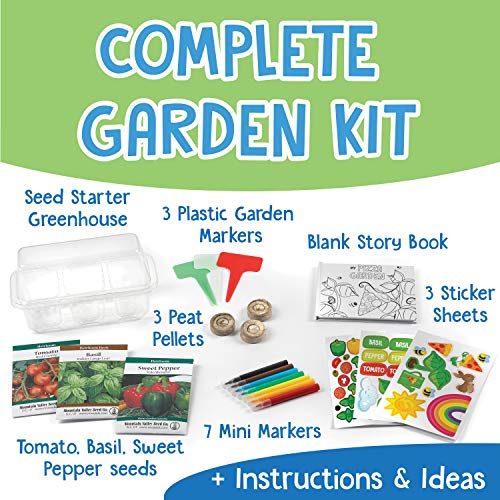 Kids Pizza Garden Kit - Grow Your Pizza Ingredients