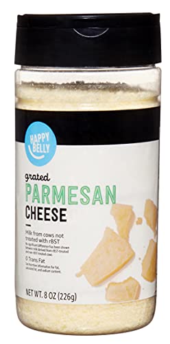 Happy Belly Grated Parmesan Cheese Shaker, 8 Oz
