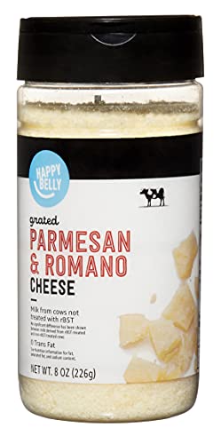 Happy Belly Grated Parmesan & Romano Cheese, 8 oz