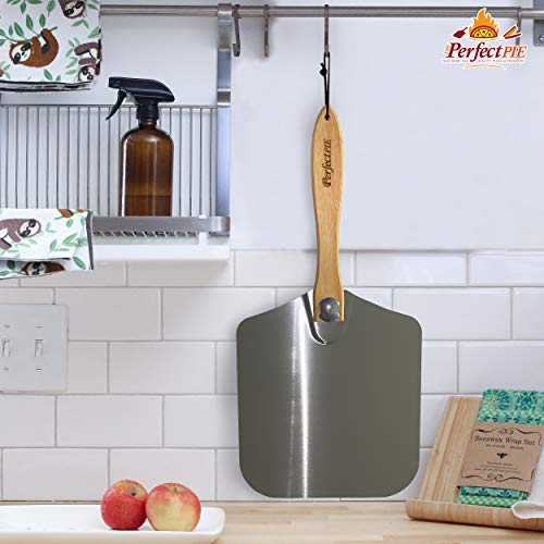 Gourmet Pizza Peel, Paddle, and Cutter Set