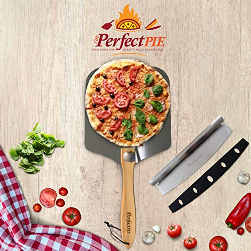 Gourmet Pizza Peel, Paddle, and Cutter Set