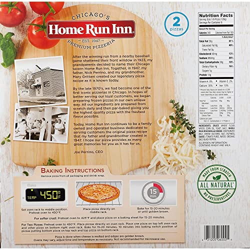 Home Run Inn Classic Cheese Pizza, Family Size, Frozen