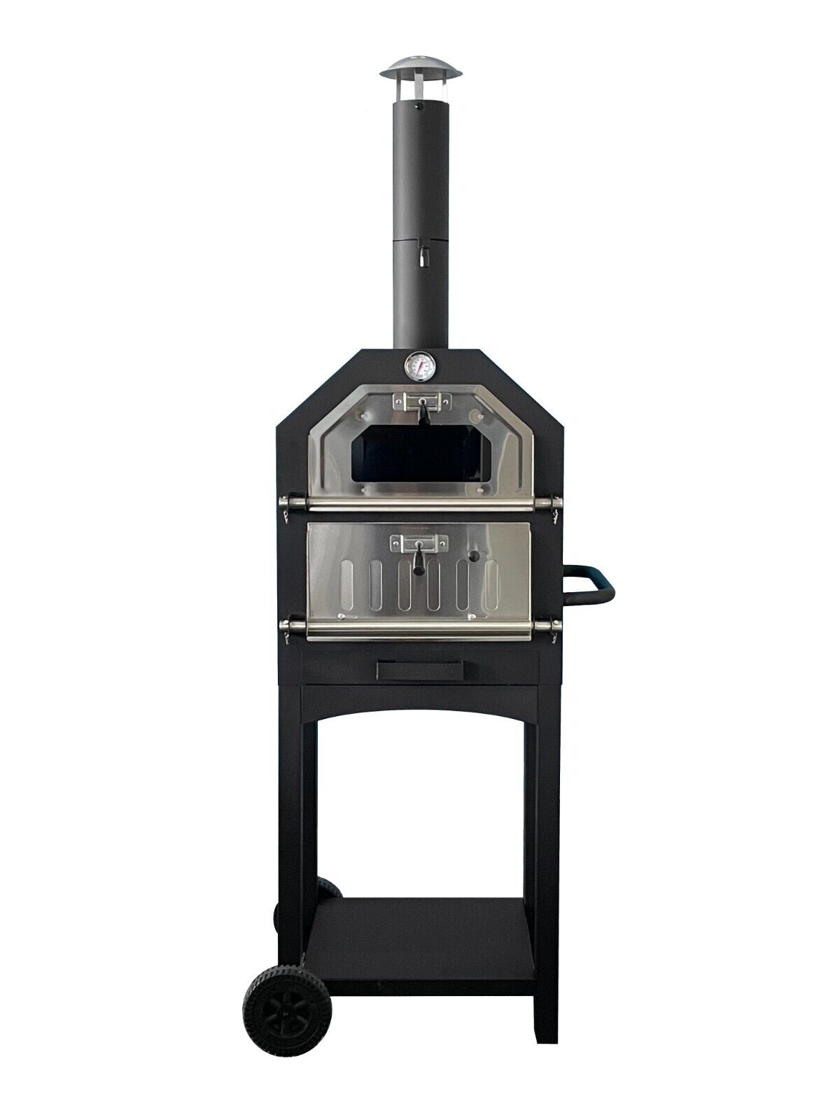 Wood-Fired Outdoor Pizza BBQ Smoker