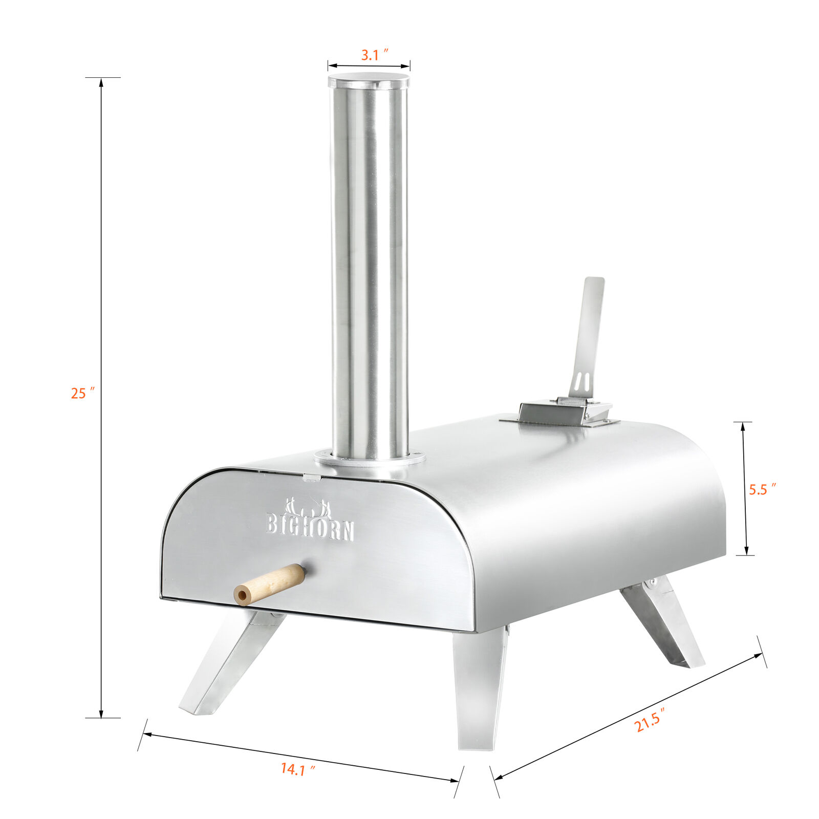 Portable Pellet Pizza Oven & Smoker
