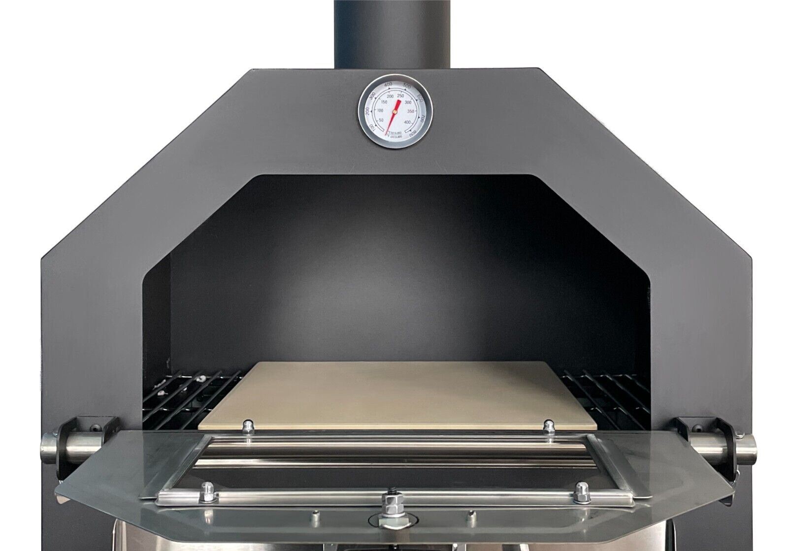 Wood-Fired Outdoor Pizza BBQ Smoker