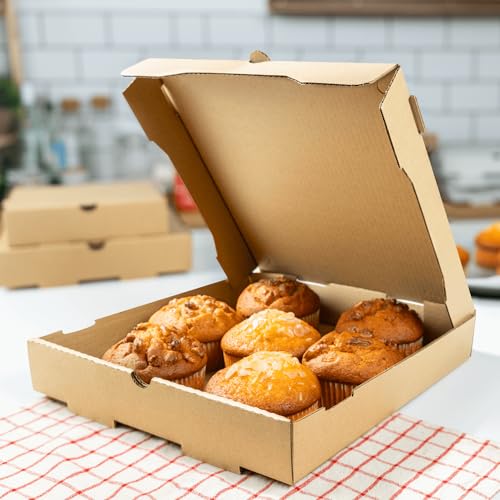 50-Pack 12" Ventilated Corrugated Pizza Boxes by Karat Kraft