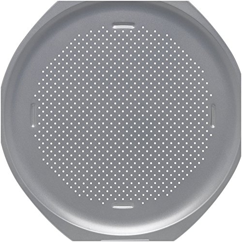 Farberware 15.5-Inch Round Pizza Pan, Insulated Nonstick Gray