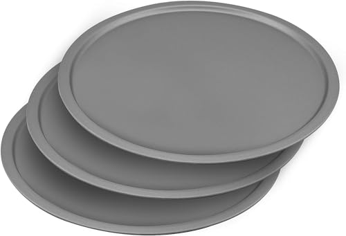 Baker Eze 12-Inch Nonstick Pizza Pans, Set of 3