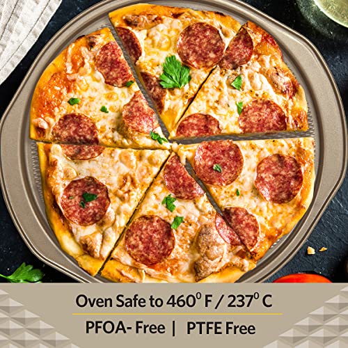 Large Nonstick Pizza Pan | Round Baking Tray