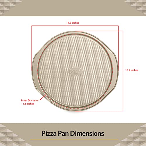 Large Nonstick Pizza Pan | Round Baking Tray