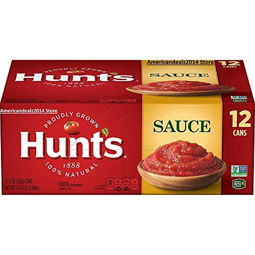 Hunt's Tomato Sauce for Chili, 15 Oz, 12-Pack