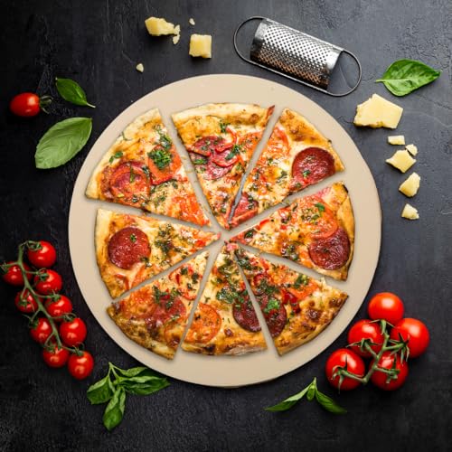 16'' Round Pizza Stones for Indoor or Outdoor Baking