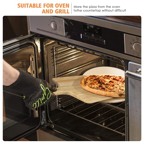 5-Piece Pizza Stone Set with Accessories for Baking
