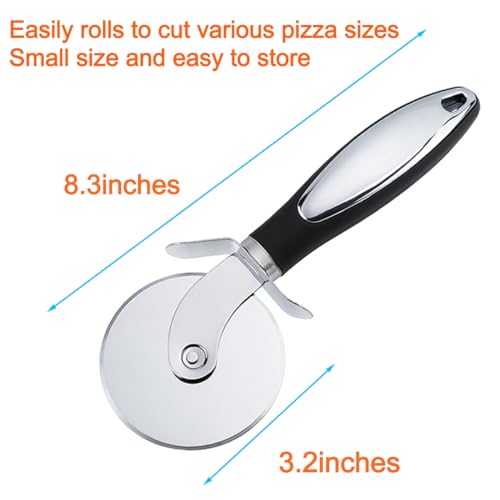 12x14 Inch Aluminum Pizza Peel Set with Foldable Handle