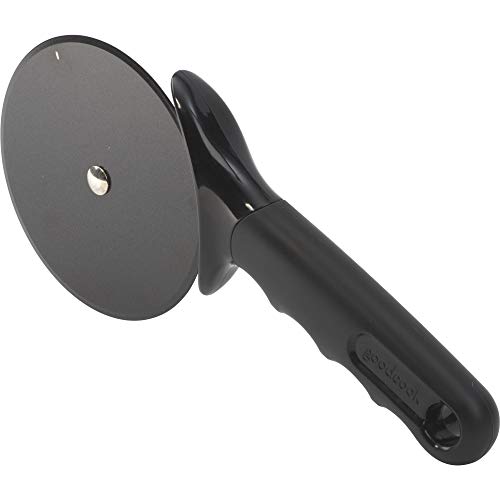 GoodCook Stainless Steel Jumbo Pizza Cutter in Black