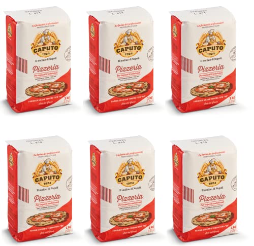 6X Authentic Pizzeria Pizza Flour by Caputo 1kg