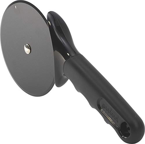 GoodCook Stainless Steel Jumbo Pizza Cutter in Black