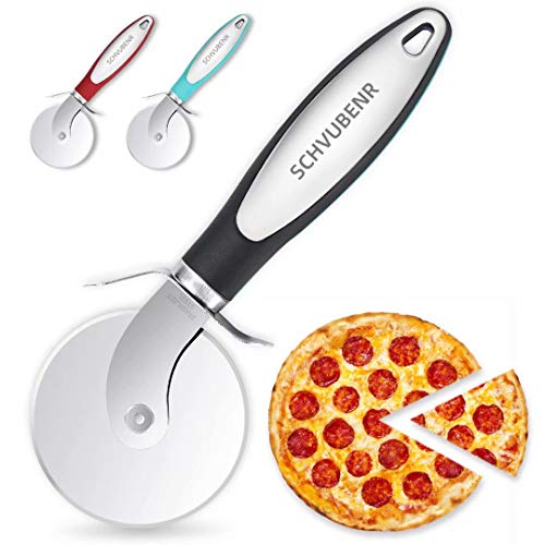 Premium Stainless Steel Pizza Cutter Wheel - Easy Cleaning