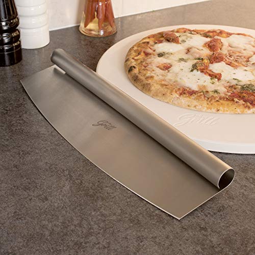 Hans Grill 14" Professional Rocking Pizza Cutter Blade