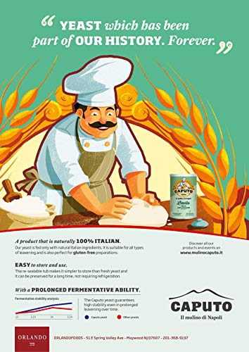 Authentic Italian pizza yeast for 00 flour - 3.5oz