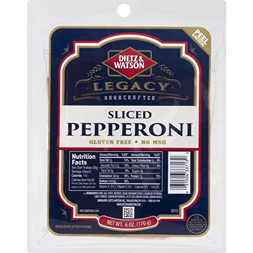 Dietz & Watson Pepperoni, 6 oz: Spicy Flavor