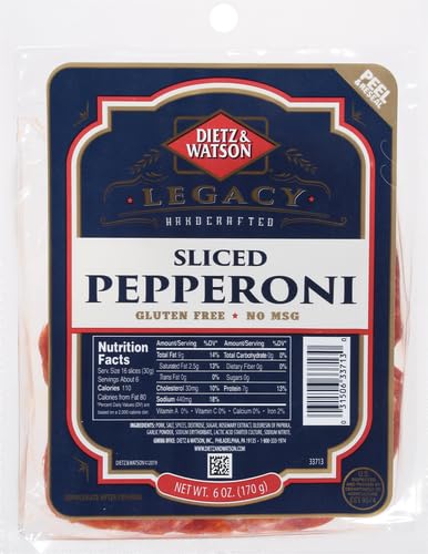 Dietz & Watson Pepperoni, 6 oz: Spicy Flavor