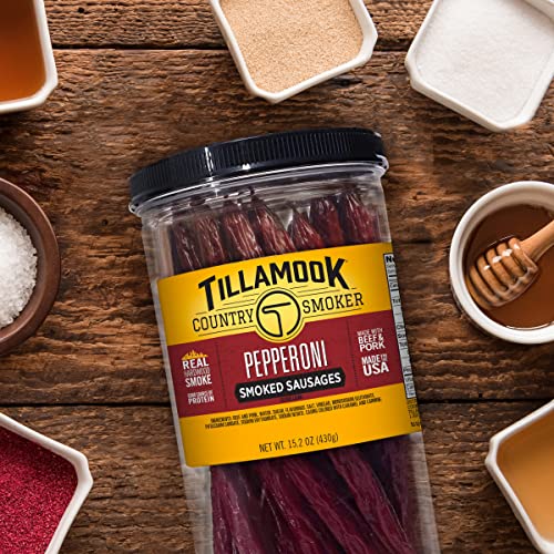 Tillamook Country Smoker Pepperoni Real Hardwood Smoked Sausages