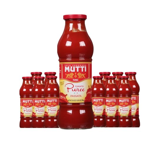 Mutti Tomato Puree Passata, 24.5 oz, 12 Pack