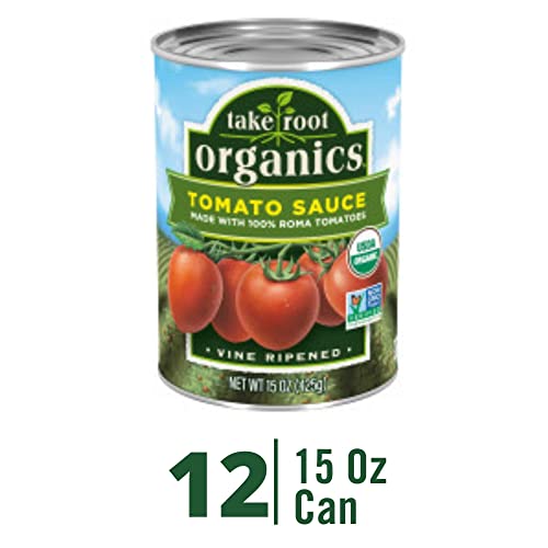 12-Pack Take Root Organics Tomato Sauce, 15 oz