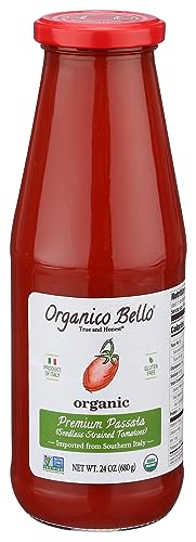 ORGANICO BELLO Organic Strained Passata 24 OZ Tomatoes