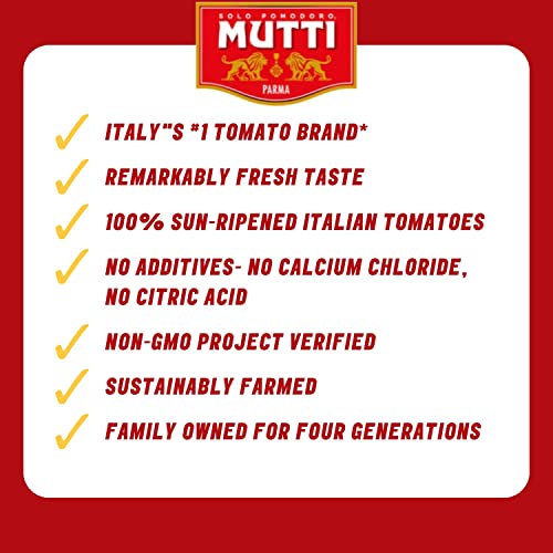 Mutti Tomato Puree Passata, 24.5 oz, 12 Pack