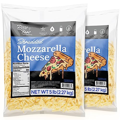 Shredded Mozzarella Cheese - 10LBS - Low Moisture