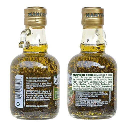 Italian Grand’Aroma Pizza Flavored Olive Oil, 100% Natural