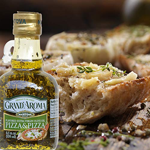 Italian Grand’Aroma Pizza Flavored Olive Oil, 100% Natural