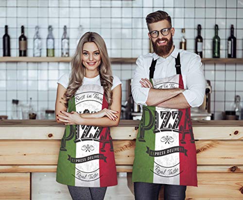Pizzeria Retro Poster Pizza Apron for Chefs