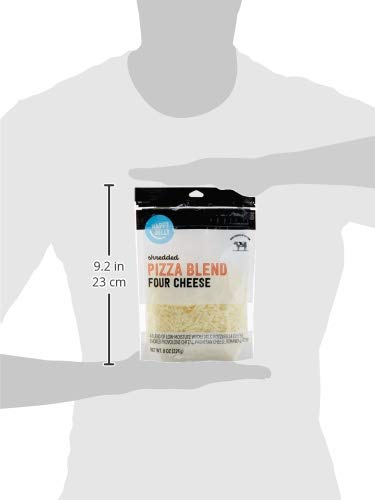 Happy Belly Shredded Four Cheese Pizza Blend, 8 oz