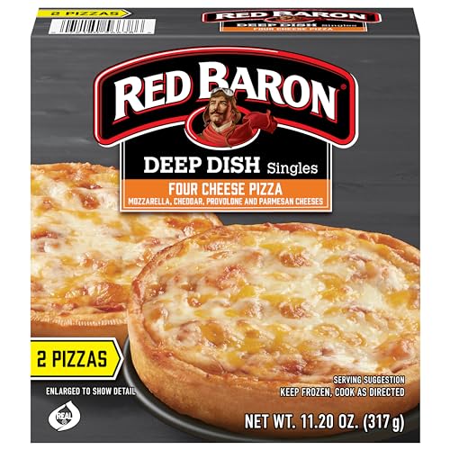 Red Baron Deep Dish 4 Cheese Pizza, 11.2 oz