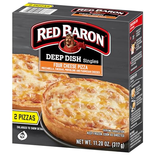 Red Baron Deep Dish 4 Cheese Pizza, 11.2 oz