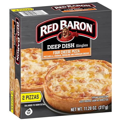 Red Baron Deep Dish 4 Cheese Pizza, 11.2 oz