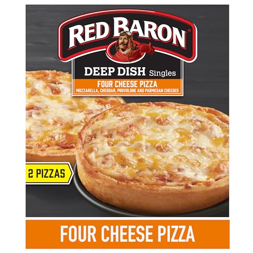 Red Baron Deep Dish 4 Cheese Pizza, 11.2 oz