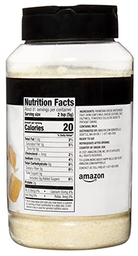 Happy Belly Grated Parmesan Cheese Shaker, 16 Oz