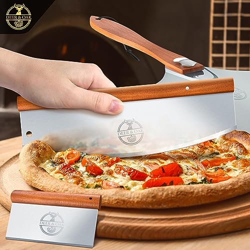 Deer & Oak Premium Pizza Peel Set with Accessories