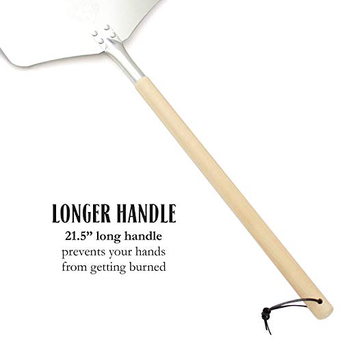 Chicago Brick Oven 12" x 14" Aluminum Pizza Peel