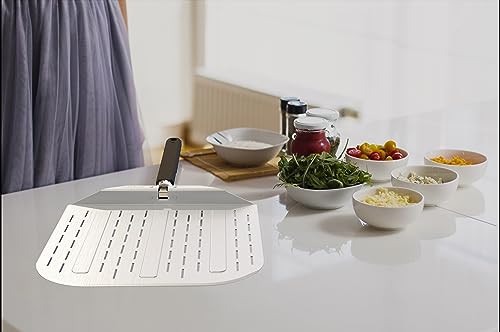 12 inch Aluminum Pizza Peel with Long Handle